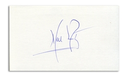 Neil Armstrong Signature, With NASA Photo of Armstrong -- With Steve Zarelli COA